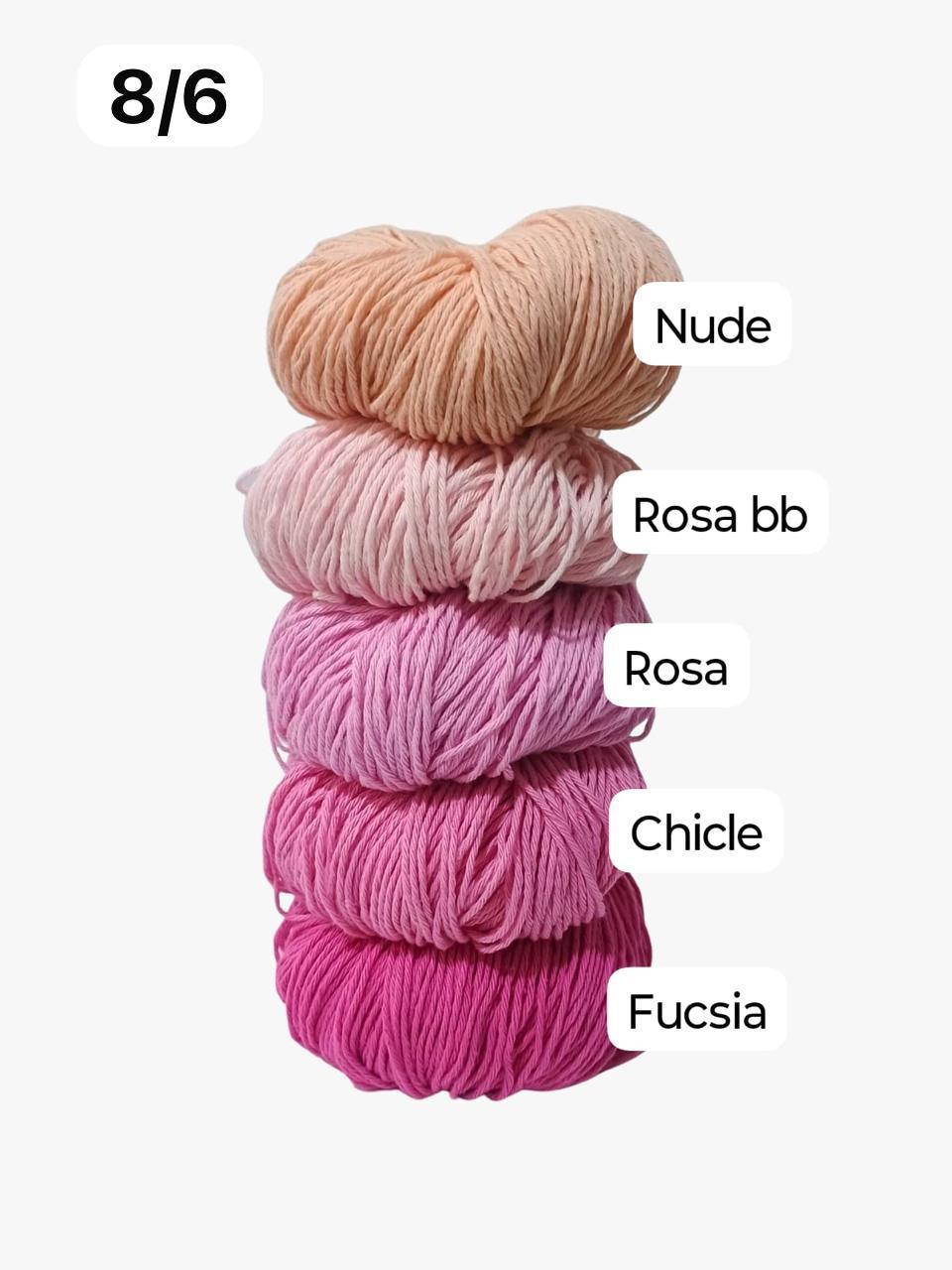 Hilo de algodón SEMIGRUESO madejas 150 g