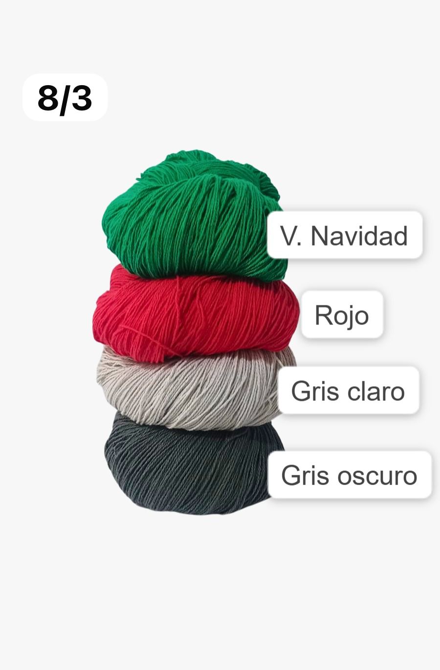 Hilo de algodón FINO madejas de 150 g - Image 2